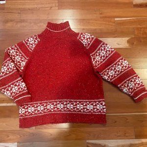 Vintage Chimney Ridge II Fair Isle Knit Turtleneck Sweater - Womens 2XL